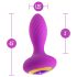 Oh My Gem - vibrációs anál plug kővel (lila)