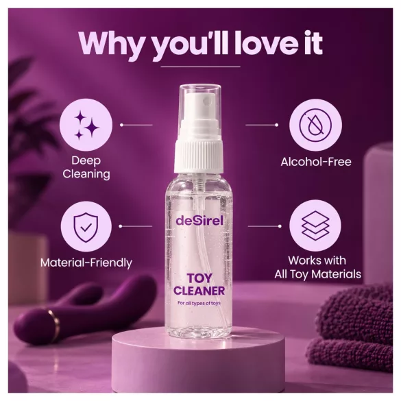 Desirel tisztító és síkosító (2 × 50 ml)