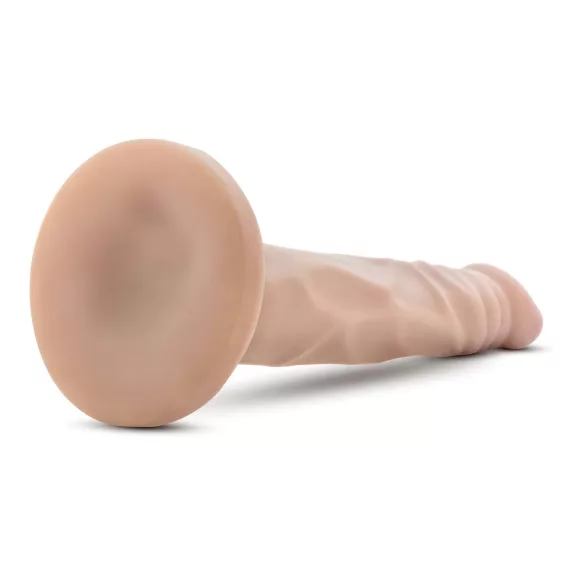Dr. Skin 5 - tapadókorongos élethű dildó - natúr (14,5cm)