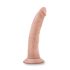 Dr. Skin 7,5 - tapadókorongos élethű dildó - natúr (17,5cm)