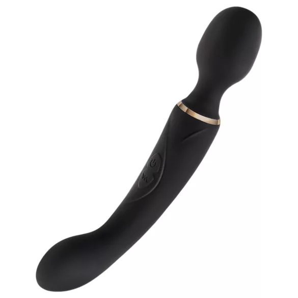 Blush Lush - 2 az 1-ben wand masszírozó és G-pont vibrátor (fekete)