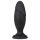 Anal Adventures Platinum Rocket - nagy anál plug (fekete)