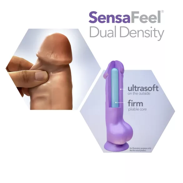 Blush Chub - élethű, tapadótalpas dildó - 18cm (natúr)