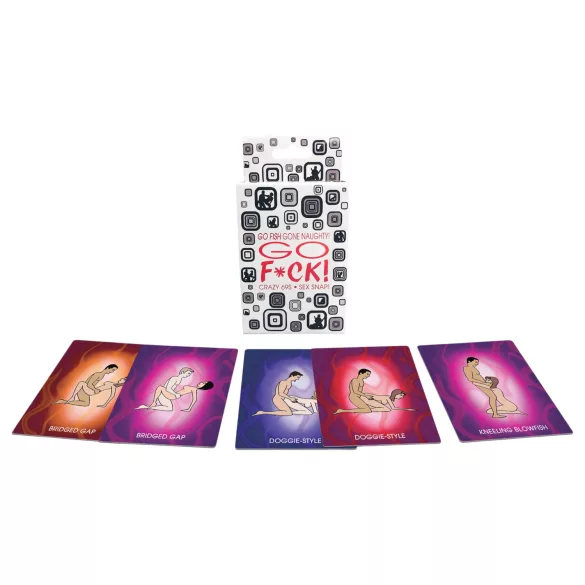 GO F*CK - Kama Sutra kártya (52db)