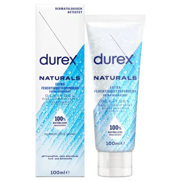 Durex Natural - hidratáló, vízbázisú síkosító (100 ml)
