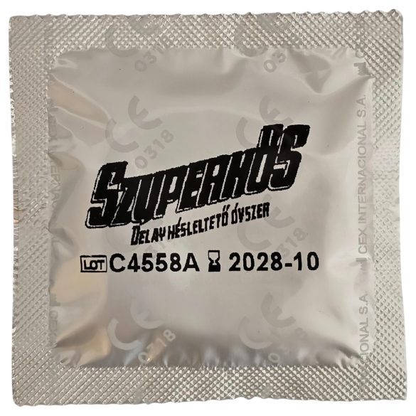 Szuperhős - késleltető hatású óvszer (3db)