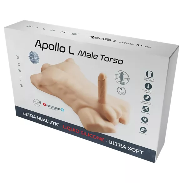 Silexd Apollo - férfi torzó (natúr)