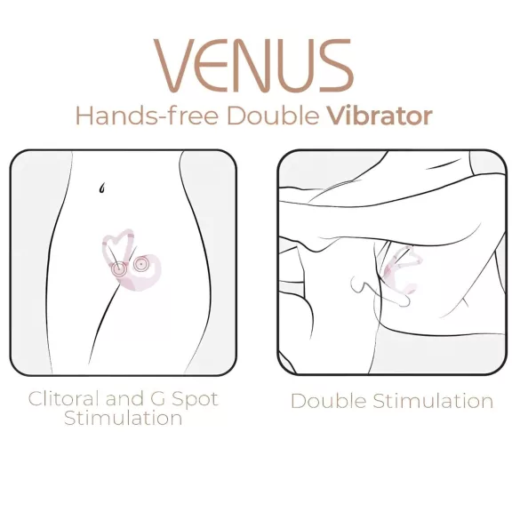 Adrien Lastic Venus - G-pont- és csikló vibrátor (pink)