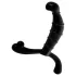 Addicted Toys - prosztata masszírozó és gátizgató dildó (fekete, 11,3 cm)