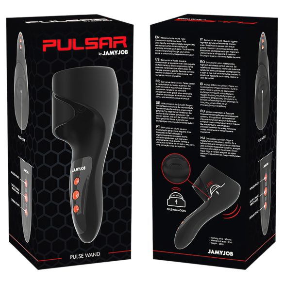 JamyJob - pulzáló makkvibrátor (fekete)