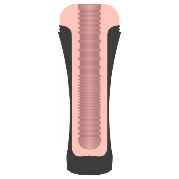 JamyJob - élethű műpunci tokban (fekete-natúr)