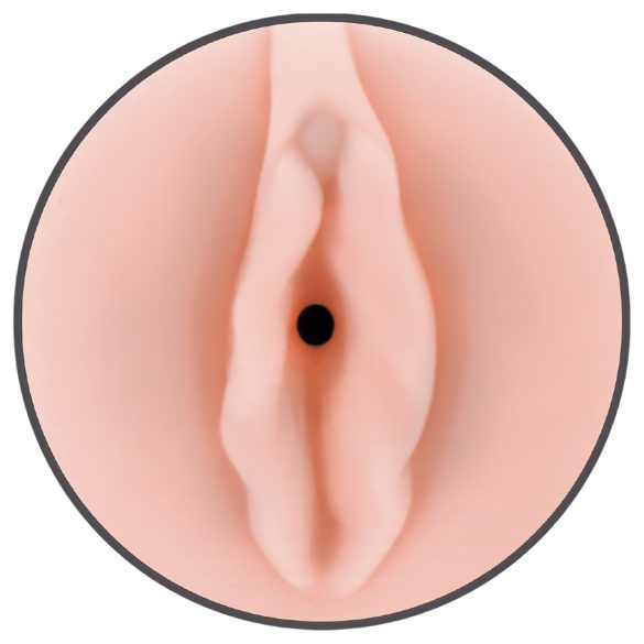 JamyJob - élethű műpunci tokban (fekete-natúr)