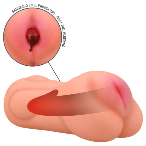 Intense First Time Sophie - élethű szűz műpunci maszturbátor (natúr)