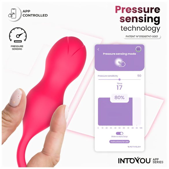INTOYOU Kyra Pelvic - okos, vibrációs kegel duo (pink)