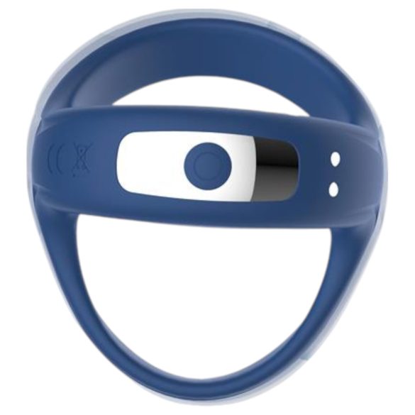 INTOYOU - okos, vibrációs pénisz-és heregyűrű (kék)