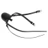 Latetobed - szájpecek itatóval BDSM játékhoz (fekete)