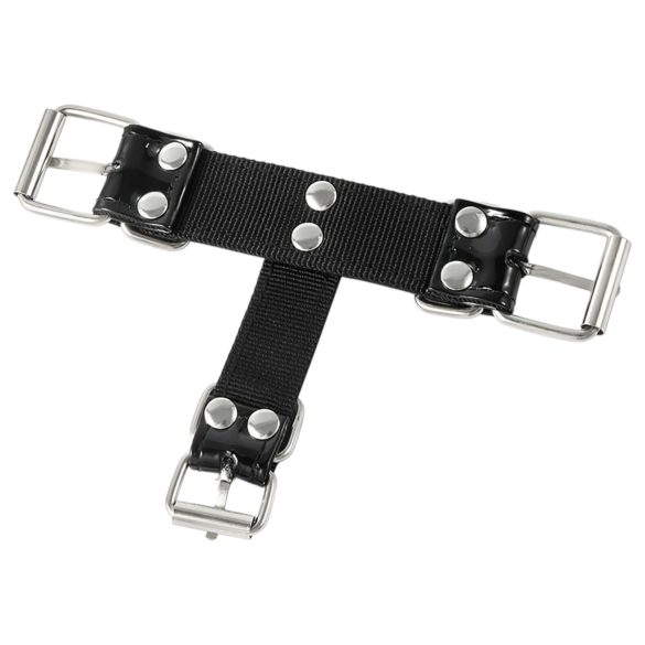 Latetobed - nyakörv orrkampóval (fekete)