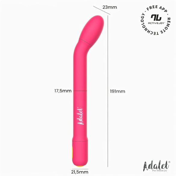 Adalet Gently - okos G-pont és prosztata vibrátor (pink)