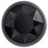 Evolved Black Gem - fém anál plug szett, fekete kővel (ezüst)