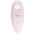 Playboy Palm - akkus, vízálló 2in1 csikló vibrátor (pink)