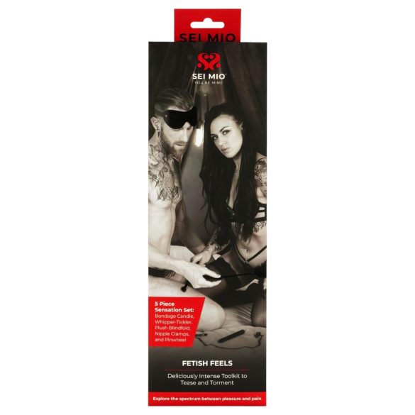 Sei Mio - 5 részes BDSM szett (fekete)