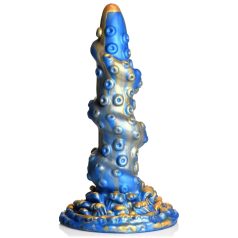 Creature Cocks Kraken - spirál polipkar dildó - 21cm (arany-kék)   Creature Cocks Kraken - spirál polipkar dildó - 21cm (arany-kék)