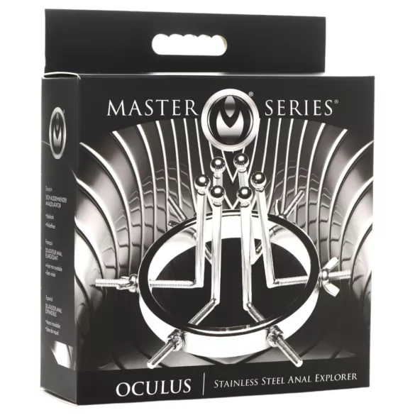 XR Brands Oculus - rozsdamentes acél tágító (ezüst)