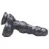 XR Brands Cyborg cock - lökő robotvibrátor távirányítóval (ezüst)