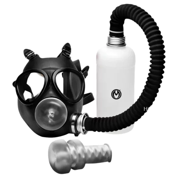 XR Brands - 2in1 szopó maszk és aromainhalátor (fekete)