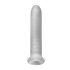 Fat Boy Micro Ribbed - péniszköpeny (19cm) - fehér
