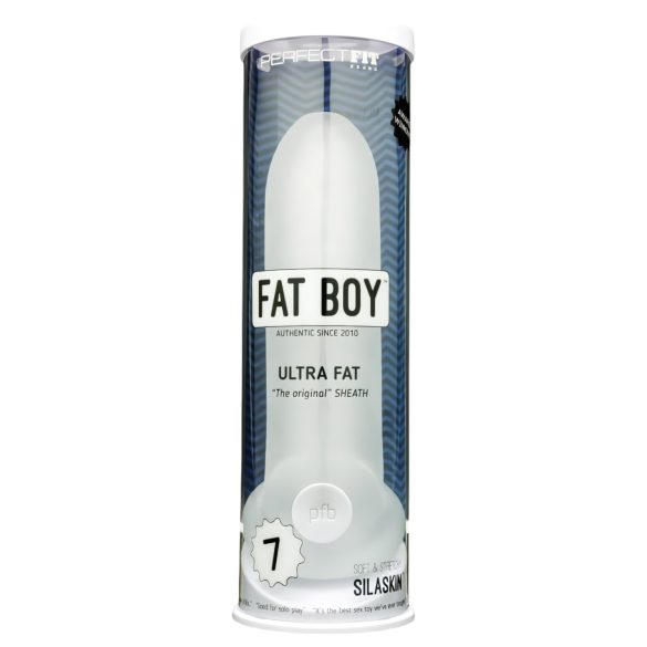 Fat Boy Original Ultra Fat - péniszköpeny (19cm) - fehér