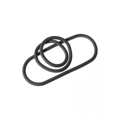   Perfect Fit Slim Wrap 9 - vékony péniszgyűrű - fekete (22cm)