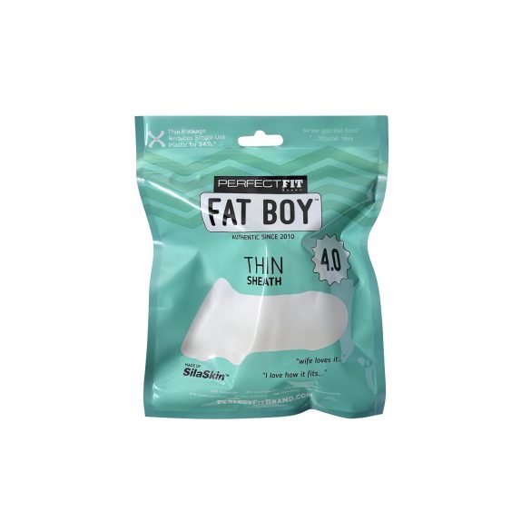 Fat Boy Thin - péniszköpeny (10cm) - fehér