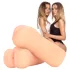 S-Line Twins - élethű műpunci, maszturbátor férfiaknak (testszínű) - 2 db
