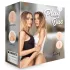 S-Line Twins - élethű műpunci, maszturbátor férfiaknak (testszínű) - 2 db