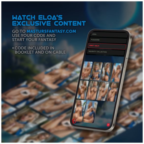 Masturs Eloa - szívó-rezgő AR maszturbátor (szürke)