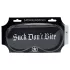 Ouch! Suck Don't Bite - feliratos szatén BDSM szemmaszk (fekete)