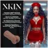 XKIN Naughty Nurse Riley - élethű műpunci maszturbátor (sötét testszínű)