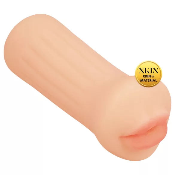 XKIN - élethű műszáj maszturbátor - S (natúr)