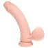 RealRock - dupla sűrűségű élethű vibrátor (testszínű) - 18 cm