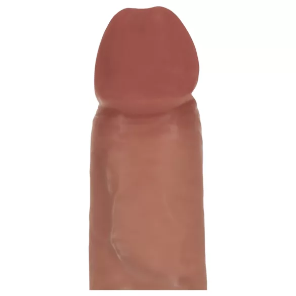 RealRock - dupla sűrűségű élethű dildó (napbarnított, 18,5 cm)