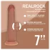 RealRock - dupla sűrűségű élethű dildó (napbarnított, 18,5 cm)