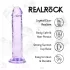 RealRock - élethű dildó tapadókoronggal (lila) - 12,7 cm