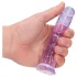 RealRock - élethű dildó tapadókoronggal (lila) - 12,7 cm