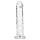 RealRock - élethű dildó tapadókoronggal (átlátszó) - 12,7 cm