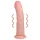 RealRock - élethű tapadókorongos vibrátor (natúr, 20,5 cm)