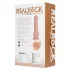 RealRock - natúr élethű, tapadókorongos vibrátor (18 cm)