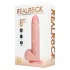 RealRock - élethű, forgó vibrátor (natúr, 20,5 cm)