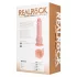 RealRock - élethű, forgó vibrátor (natúr, 20,5 cm)