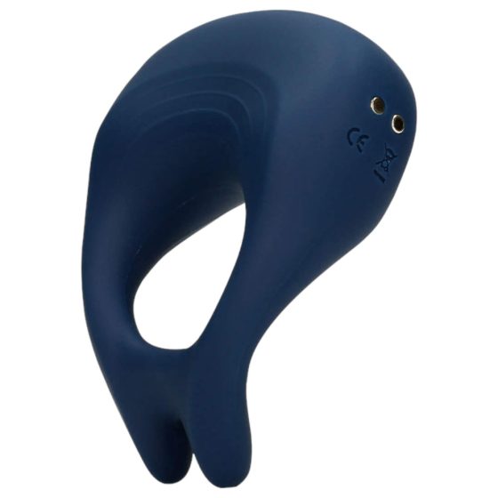 Loveline - akkus, vibrációs péniszgyűrű (kék)